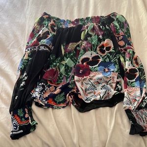 Anthropologie floral blouse
